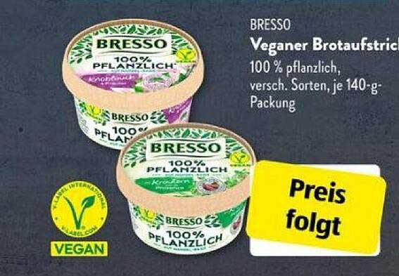 Bresso Veganer Brotaufstrich