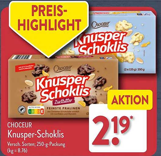 CHOCEUR Knusper-Schoklis