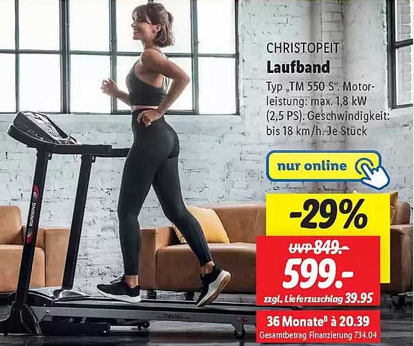 CHRISTOPEIT Laufband