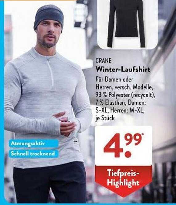 CRANE Winter-Laufshirt