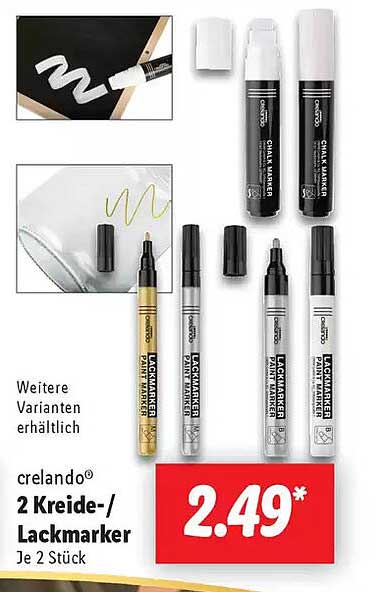 crelando® 2 Kreide-/Lackmarker