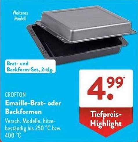 Crofton Emaille-Brat- oder Backformen