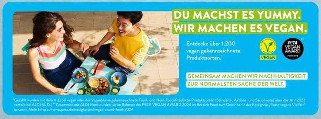 DU MACHST ES YUMMY. WIR MACHEN ES VEGAN.