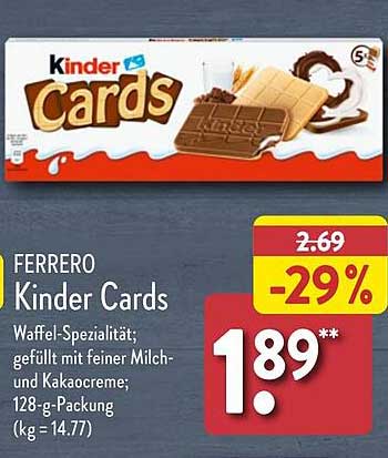 Ferrero Kinder Cards