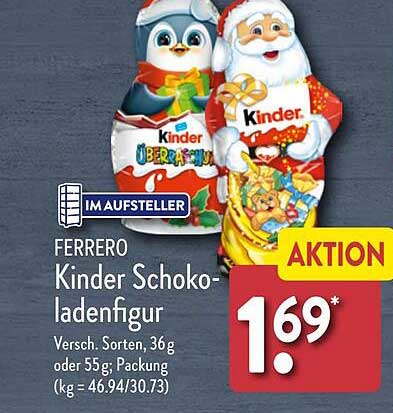 Ferrero Kinder Schokoladenfigur