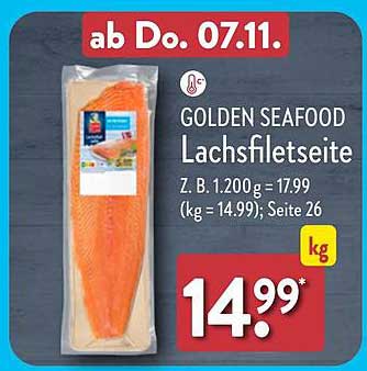 GOLDEN SEAFOOD Lachsfiletseite