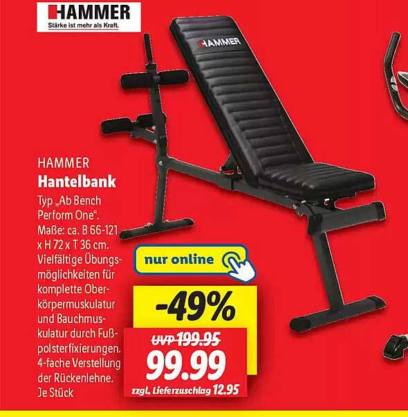 HAMMER Hantelbank