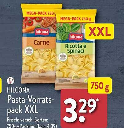 hilcona Pasta-Vorrats-pack XXL