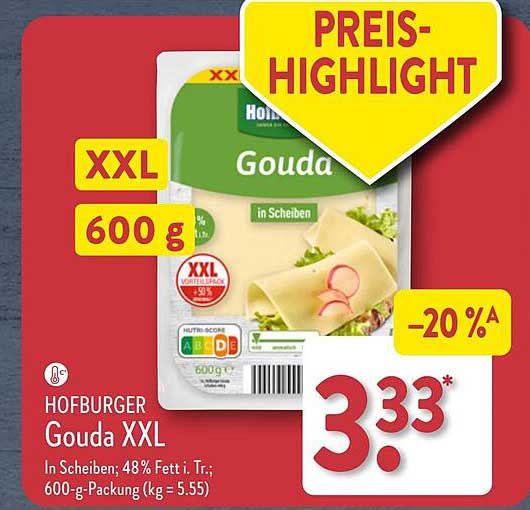 HOFBURGER Gouda XXL