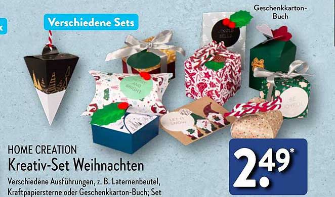 HOME CREATION Kreativ-Set Weihnachten