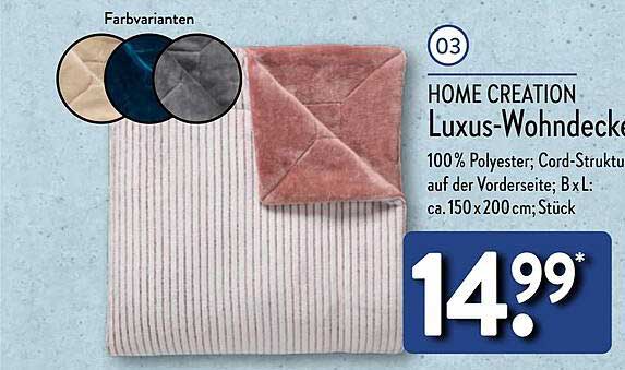 HOME CREATION Luxus-Wohndecke