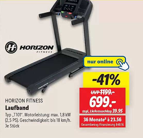 HORIZON FITNESS Laufband