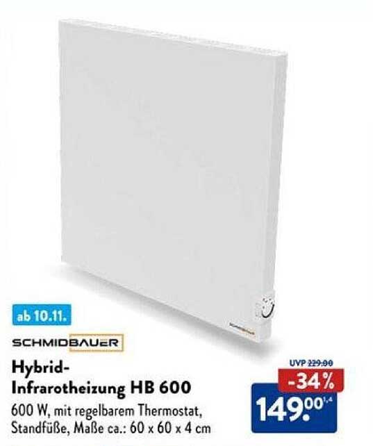 Hybrid-Infrarotheizung HB 600