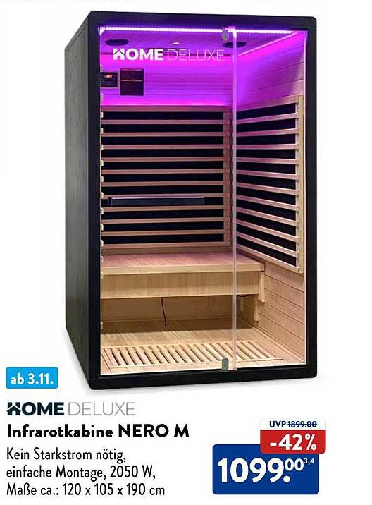 Infrarotkabine NERO M