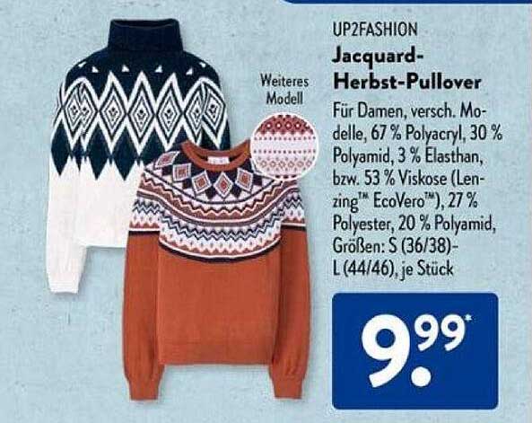 Jacquard-Herbst-Pullover