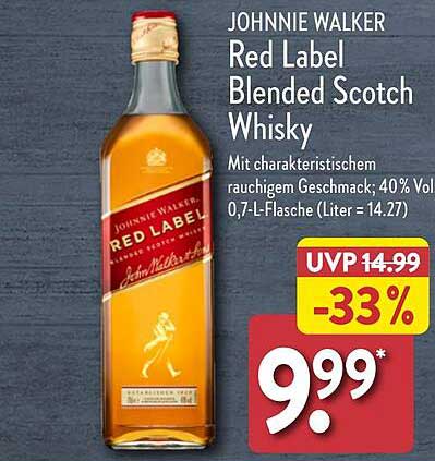 Johnnie Walker Red Label Blended Scotch Whisky