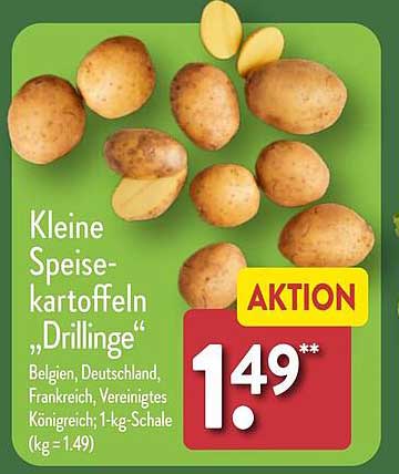 Kleine Speisekartoffeln „Drillinge“