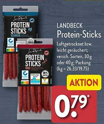 LANDBECK Protein-Sticks