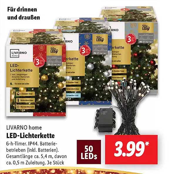 LIVARNO home LED-Lichterkette