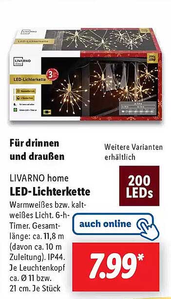 LIVARNO home LED-Lichterkette