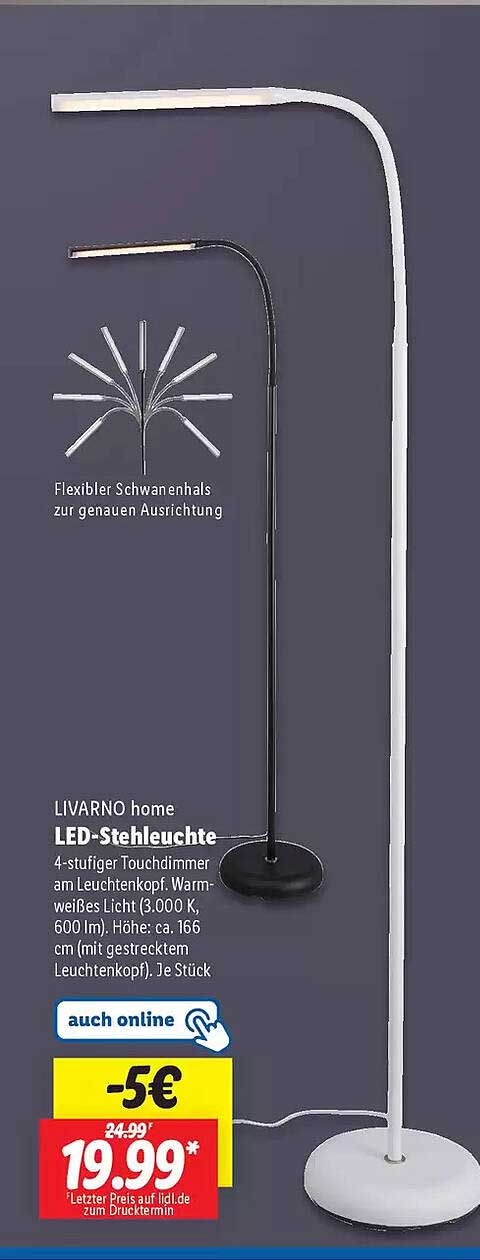 LIVARNO home LED-Stehleuchte