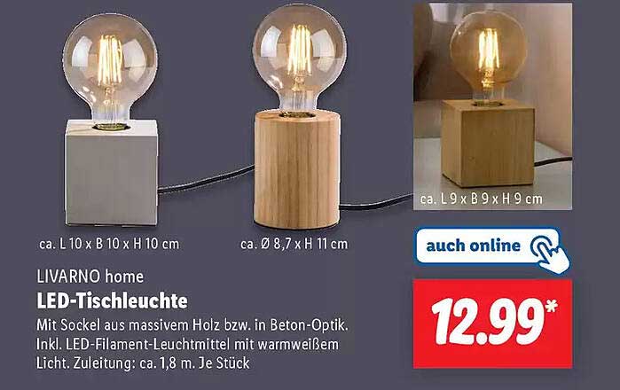 LIVARNO home LED-Tischleuchte