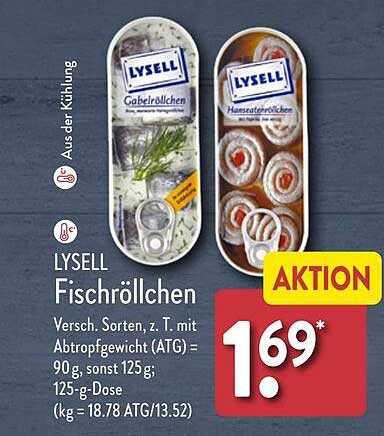 LYSELL Fischröllchen