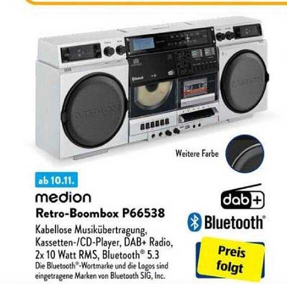 medion Retro-Boombox P66538