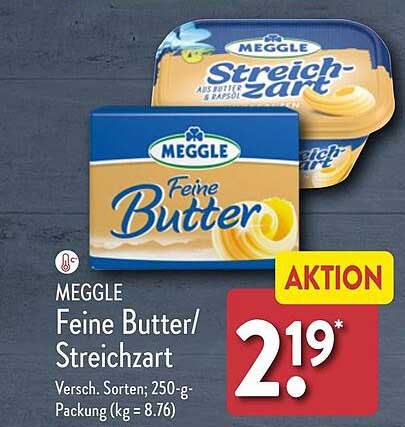 MEGGLE Feine Butter/ Streichzart