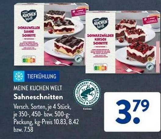 MEINE KUCHEN WELT Sahneschnitten