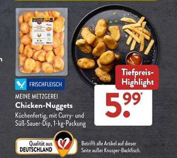 Meine Metzgerei Chicken-Nuggets