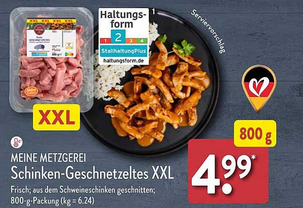 MEINE METZGEREI Schinken-Geschnetzeltes XXL