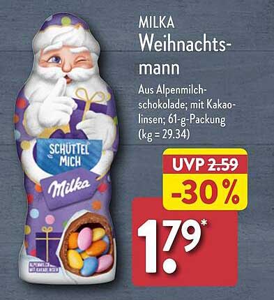 MILKA Weihnachtsmann