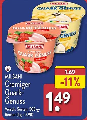 MILSANI Cremiger Quark-Genuss