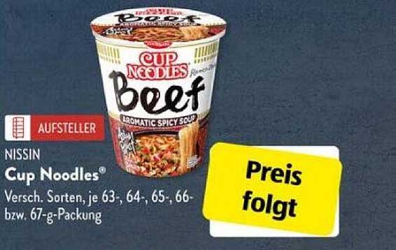 NISSIN Cup Noodles® Beef