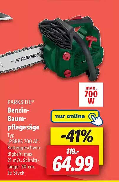 PARKSIDE® Benzin-Baum-pflegesäge