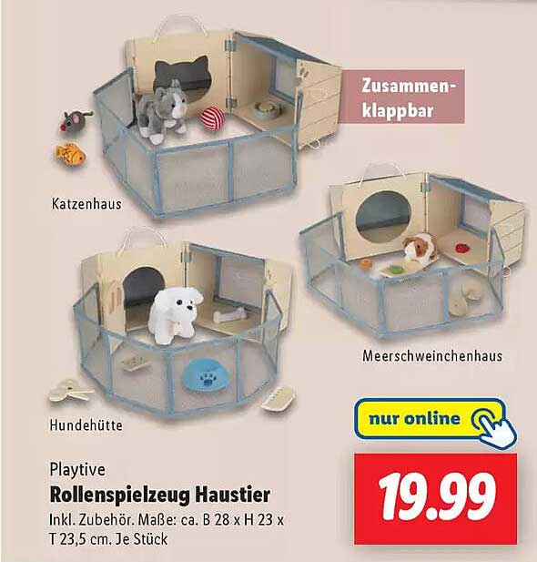 Playtive Rollenspielzeug Haustier