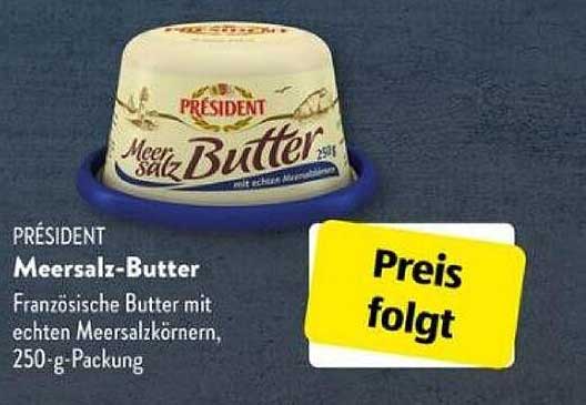 PRÉSIDENT Meersalz-Butter