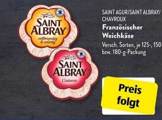 Saint Albray Französischer Weichkäse