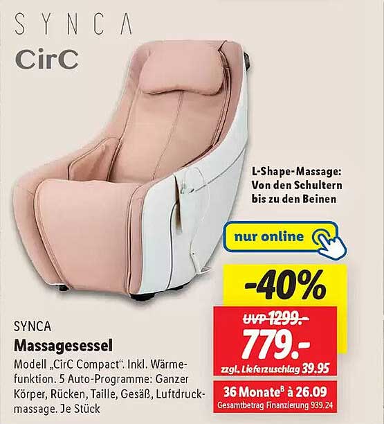 SYNCA Massagesessel