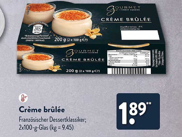 Crème brûlée