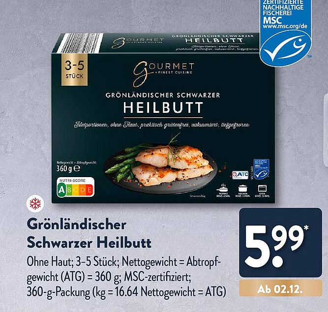 Grönländischer Schwarzer Heilbutt