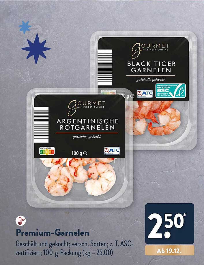 Premium-Garnelen